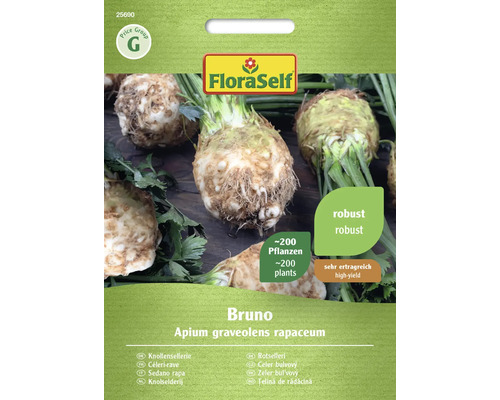 Céleris-raves Bruno FloraSelf semences non-hybrides graines de légumes