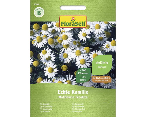 Echte Kamille FloraSelf Samenfestes Saatgut Kräutersamen