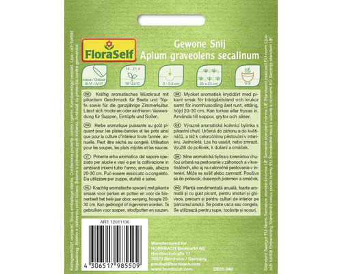 Samenpackung für Gewürzfenchel zur Aussaat