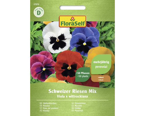 Stiefmütterchen FloraSelf Samenfestes Saatgut Blumensamen