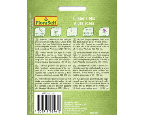 FloraSelf Logo Chater''s Mix Alcea Rosea