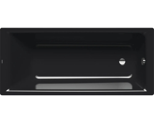 Baignoire KALDEWEI PURO 683 70 x 160 cm noir brillant 258300010701 Baignoire noire avec trop-plein et garniture de vidage