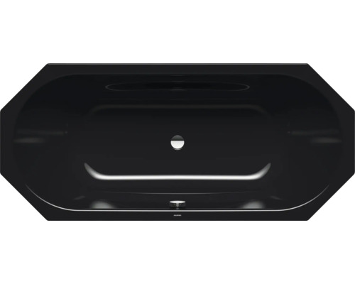 Baignoire KALDEWEI VAIO DUO 8 953 80 x 180 cm noir brillant 233300010701 Baignoire noire photographiée depuis le haut.