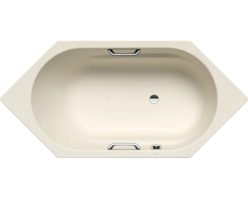 Baignoire KALDEWEI VAIO 6 STAR 959 90 x 190 cm warm beige 20 mate 233900010661 Baignoire hexagonale avec poignées et garniture de vidange