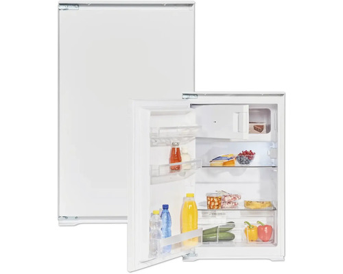 Wolkenstein WKS125.4EEB Einbau Kühlschrank mit Gefrierfach BxHxT 54x88x54 cm weiss