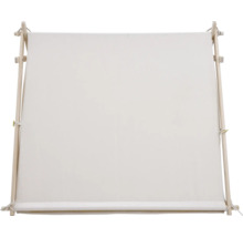 Cadre à broder en bois avec toile