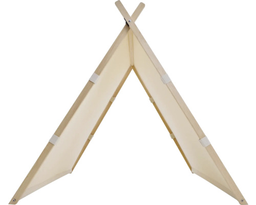 Tente de jeu pour enfants en bois et tissu
