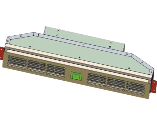 Unité de ventilation avec lamelles