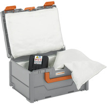 Offene U-Safe Box mit Ladegerät und Kissen