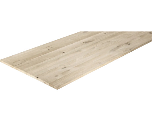 Plateau de table chêne Vintage brut lamelles sur toute la longueur 2000x800x26 mm Planche en bois