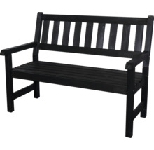 Banc de jardin en bois avec accoudoirs