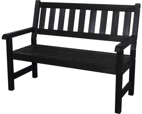 Banc de jardin en bois avec accoudoirs