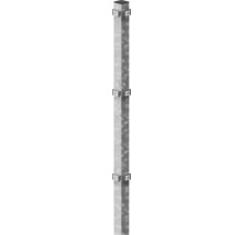 Poteau d''angle pour clôture à double barre