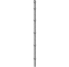 Tube carré en aluminium en coupe transversale
