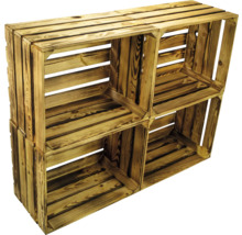 Holzregal mit vier Fächern