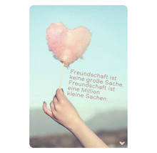 Postkarte Freundschaft 10,5x14,8 cm
