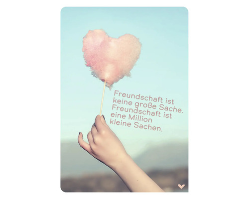 Postkarte Freundschaft 10,5x14,8 cm