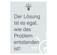 Postkarte Der Lösung ist es egal 10,5x14,8 cm
