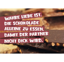 Postkarte Wahre Liebe ist… 14,8x10,5 cm