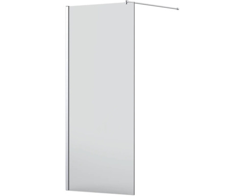 Paroi de douche avec barre de stabilisation