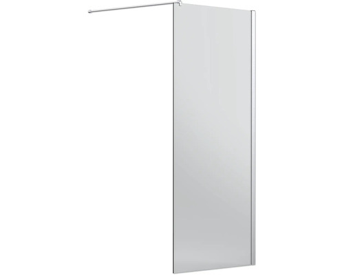 Paroi de douche avec barre de stabilisation