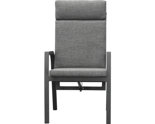 Gartenstuhl mit hoher Rückenlehne und Armlehnen