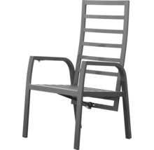 Gartenstuhl mit Armlehnen aus Aluminium