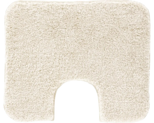 Tapis contour WC Grund avec découpe 50 x 60 cm champagner