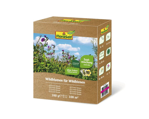 Wildblumenmischung FloraSelf Nature für Wildbienen FloraSelf Wildblumensamenpackung für Wildbienen