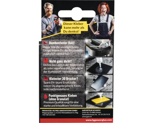 Informationen zu dem HG Power Glue Kleber