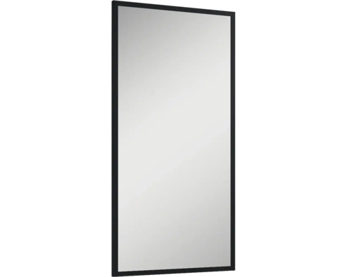 Miroir à cadre Jungborn 50x100 cm noir mat