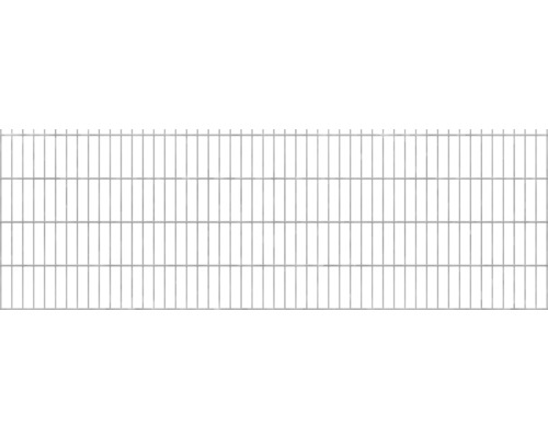 Clôture à grillage double 251x83 cm, galvanisée à chaud