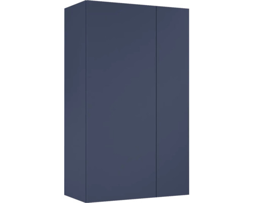 Armoire suspendue Jungborn lxhxp 59.6x100x31.6 cm bleu marine mat