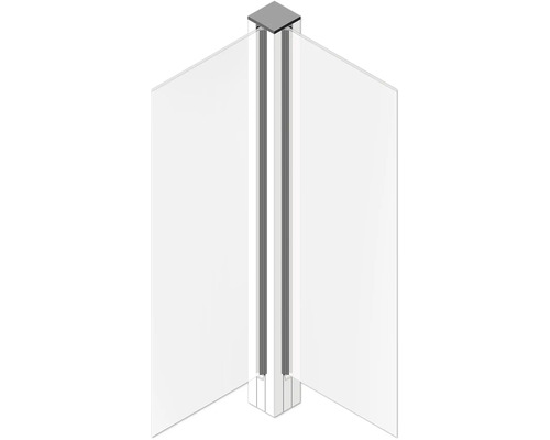 Eckprofil für Duschkabinen