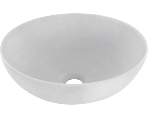 Lavabo à poser Slim lavabo 28,5 x 28,5 cm gris clair mat émaillé 38.010.85