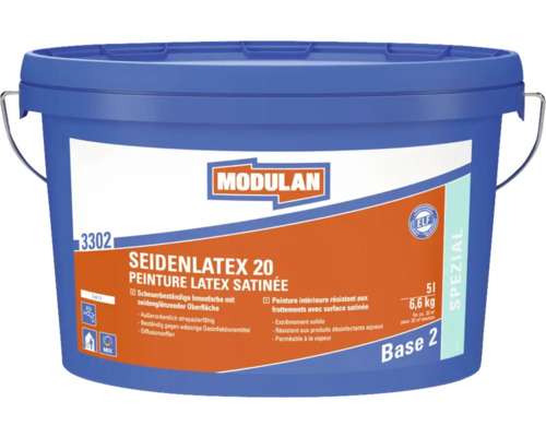 Eimer Modulan Seidenlatex 20 Innenfarbe mit 5 Liter Inhalt