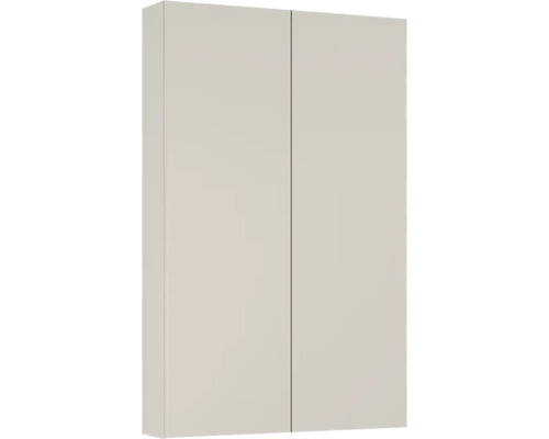 Armoire suspendue Jungborn lxhxp 50x80x12.6 cm fume mat