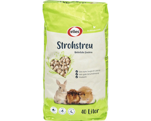 Strohstreu elles ca. 40 Liter, ca. 15 kg, biologisch natürliches Naturprodukt