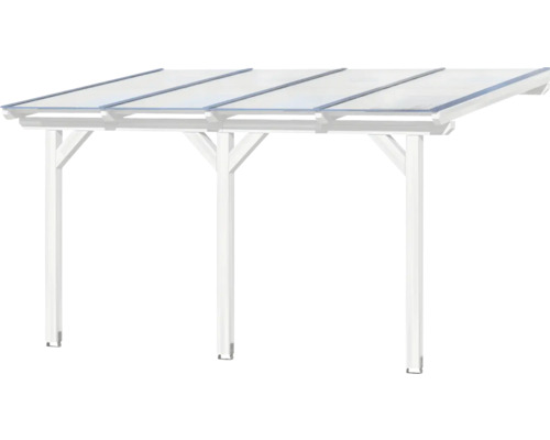 Abri de voiture indépendant avec toit en polycarbonate