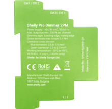 Shelly Pro Dimmer 2PM Produktdetails
