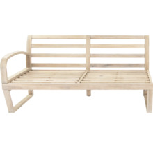 Holz Gartenbank mit Armlehne