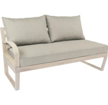 Zweisitzer Gartenbank mit Kissen