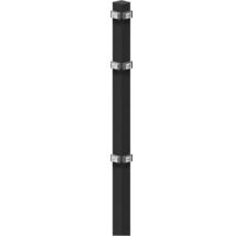 Poteau d''angle noir avec supports