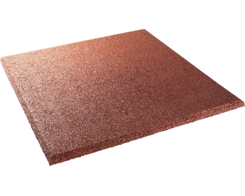 Fallschutzmatte terralastic 50x50x2.5 cm rot-braun