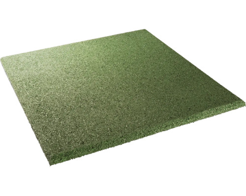 Dalle de protection anti-chute terralastic 50x50x2.5 cm vert Dalle en caoutchouc verte pour l''extérieur