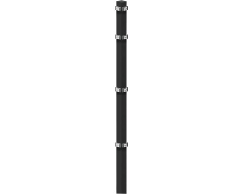 Étagère avec supports métalliques