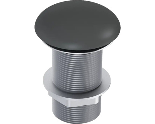 Bonde de vidage Jungborn pour vasque sans trop-plein 1 1/4" anthracite mat Soupape de vidange de lavabo en métal