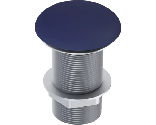 Bonde de vidage Jungborn pour vasque sans trop-plein 1 1/4" bleu marine mat Garniture de vidange avec couvercle coloré