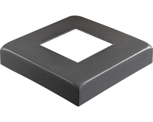 Pfostenkappe für Pfostenanker Aluminium 14.5x14.5 cm grau
