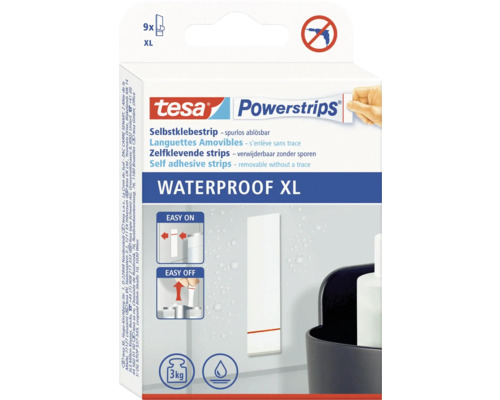 tesa® Powerstrips Klebebefestigung XL weiß glänzend 40519-00000-00